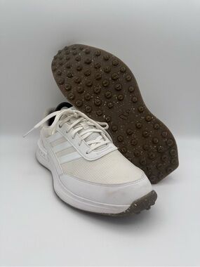 Women's Adidas S2G 24 White Waterproof Ripstop Athletic Spikeless Golf Shoes 10